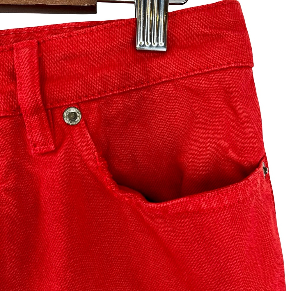 Golden Goose Red Mid-Rise Jeans - Picture 4 of 16